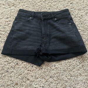 Black American eagle Jean shorts